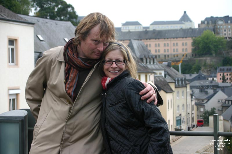 Johanne Vaillancourt et Philippe in Luxembourg.