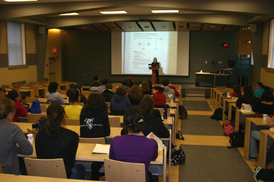 Photos of Johanne Vaillancourtat St-Hyacinthe CEGEP in 2010.