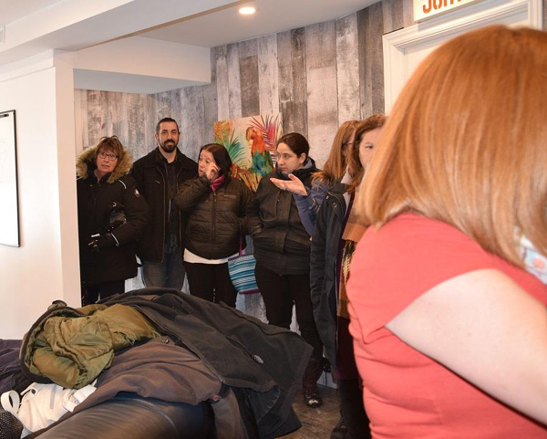 An arrival from far away.