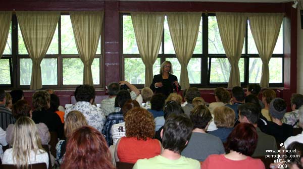 Johanne Vaillancourt at AQAP 2009 June:in conference.