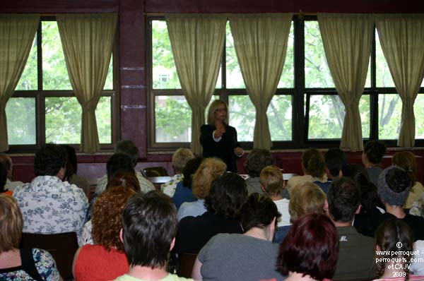 Johanne Vaillancourt at AQAP 2009 June: in conference.