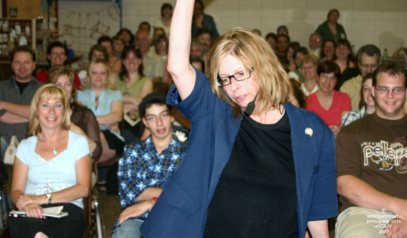 Johanne Vaillancourt at AQAP 2007 June: in conference.