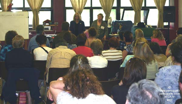 Johanne Vaillancourt at AQAP 2007 June: Jo and HL.