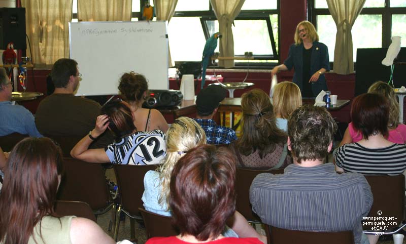 Johanne Vaillancourt at AQAP 2007 June: in conference.