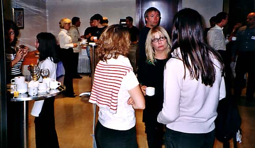 Johanne at the Swiss Seminar on parrots. 