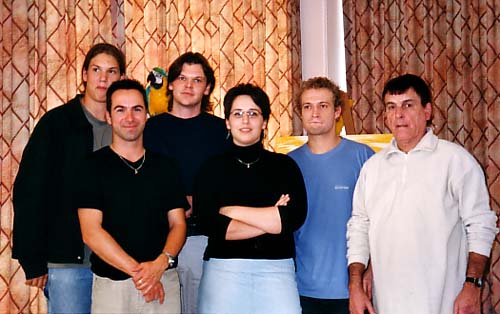 Johanne at the Swiss Seminar on parrots. 